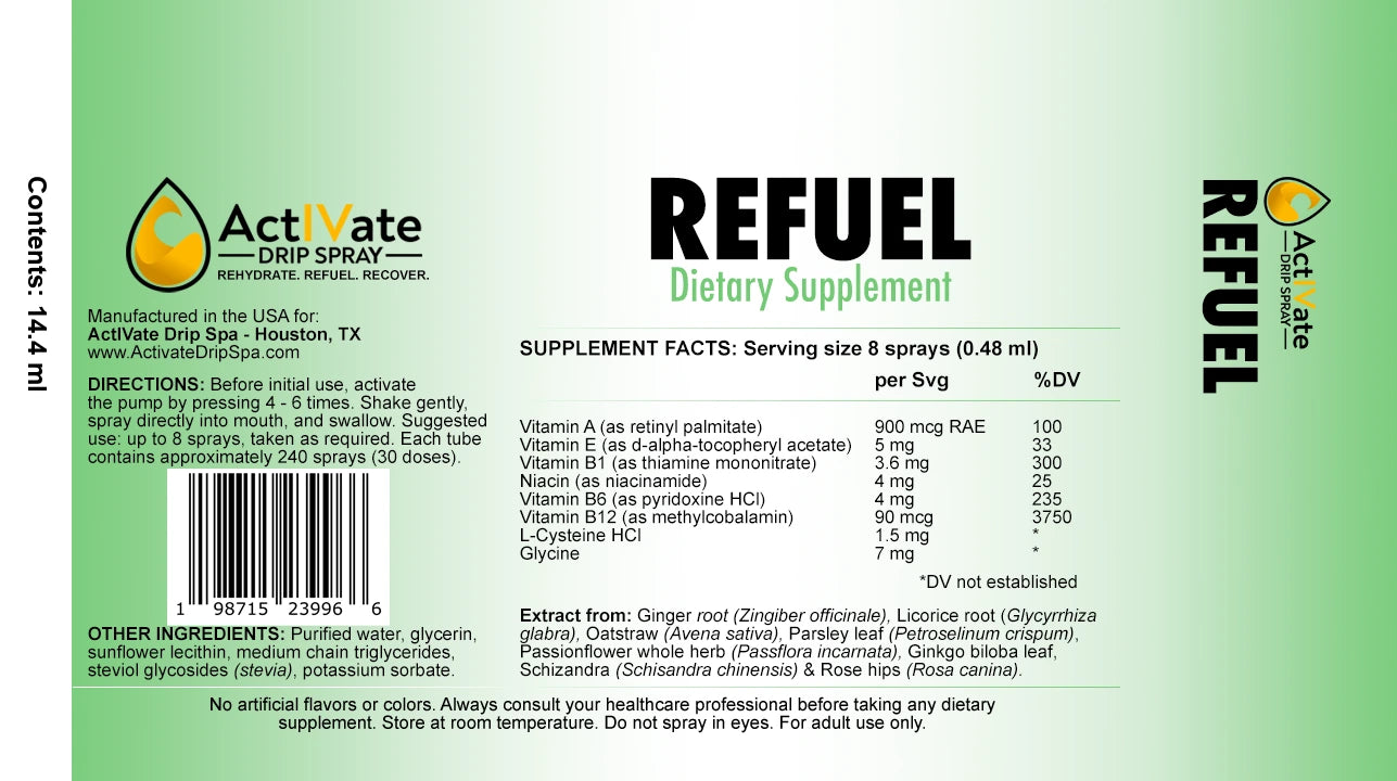 Refuel Vitamin Spray