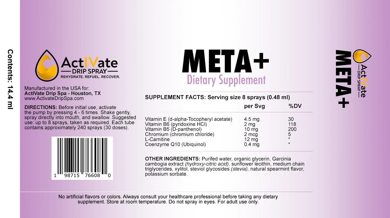 Meta+ Vitamin Spray