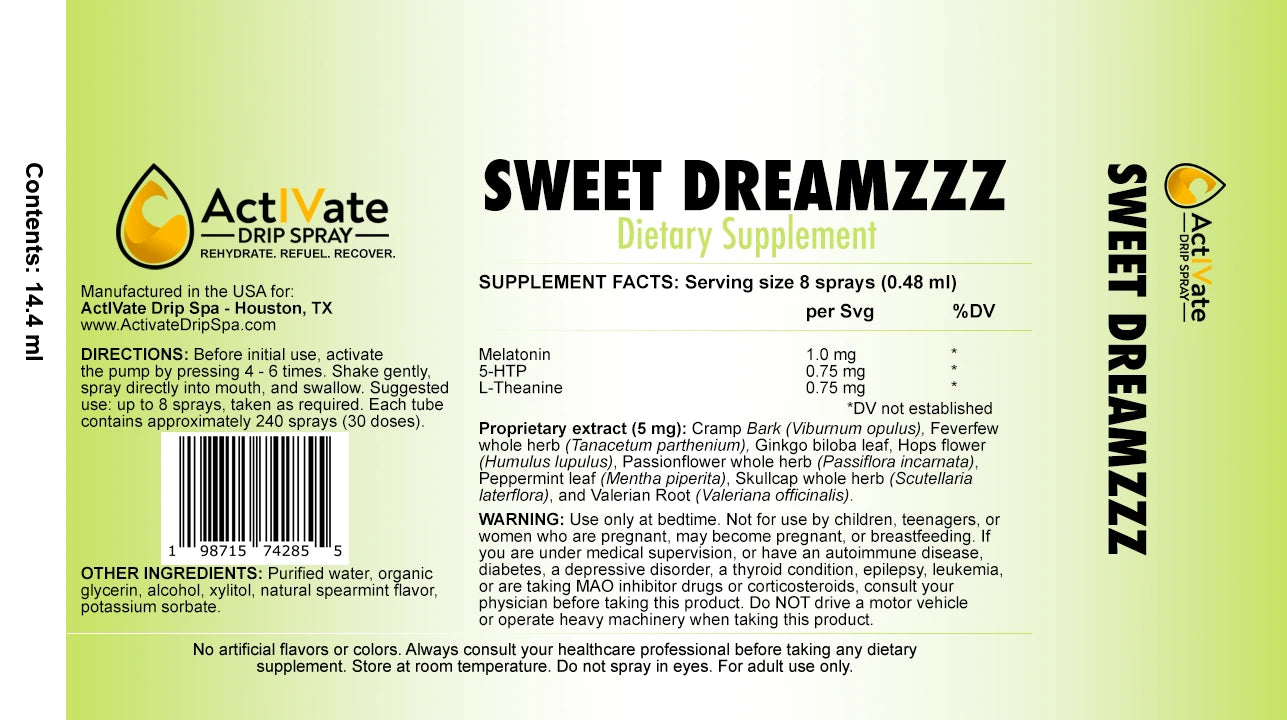 Sweet Dreamzzz Vitamin Spray